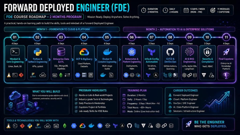 FDE Career Accelerator - FCA Course Learning Roadmap